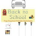 With back to school season coming up, why not use these free preschool printable...