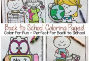 Your students will ♥️LOVE♥️ these 68 Back to School Themed Coloring Page...