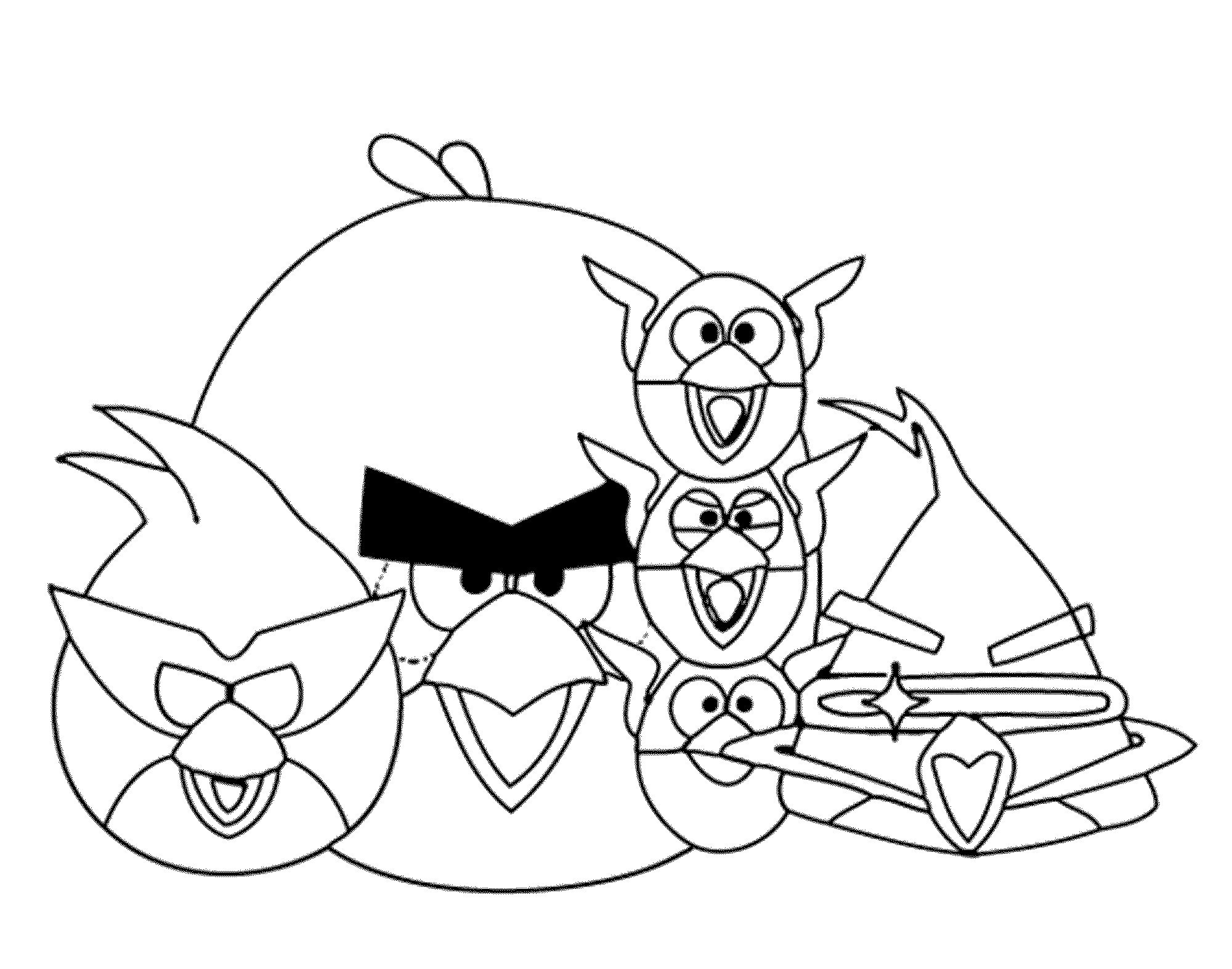 Angry Birds Star Wars Coloring Pages Wallpaper