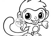 Animal Coloring Pages Monkey Animal Coloring Pages Monkey
