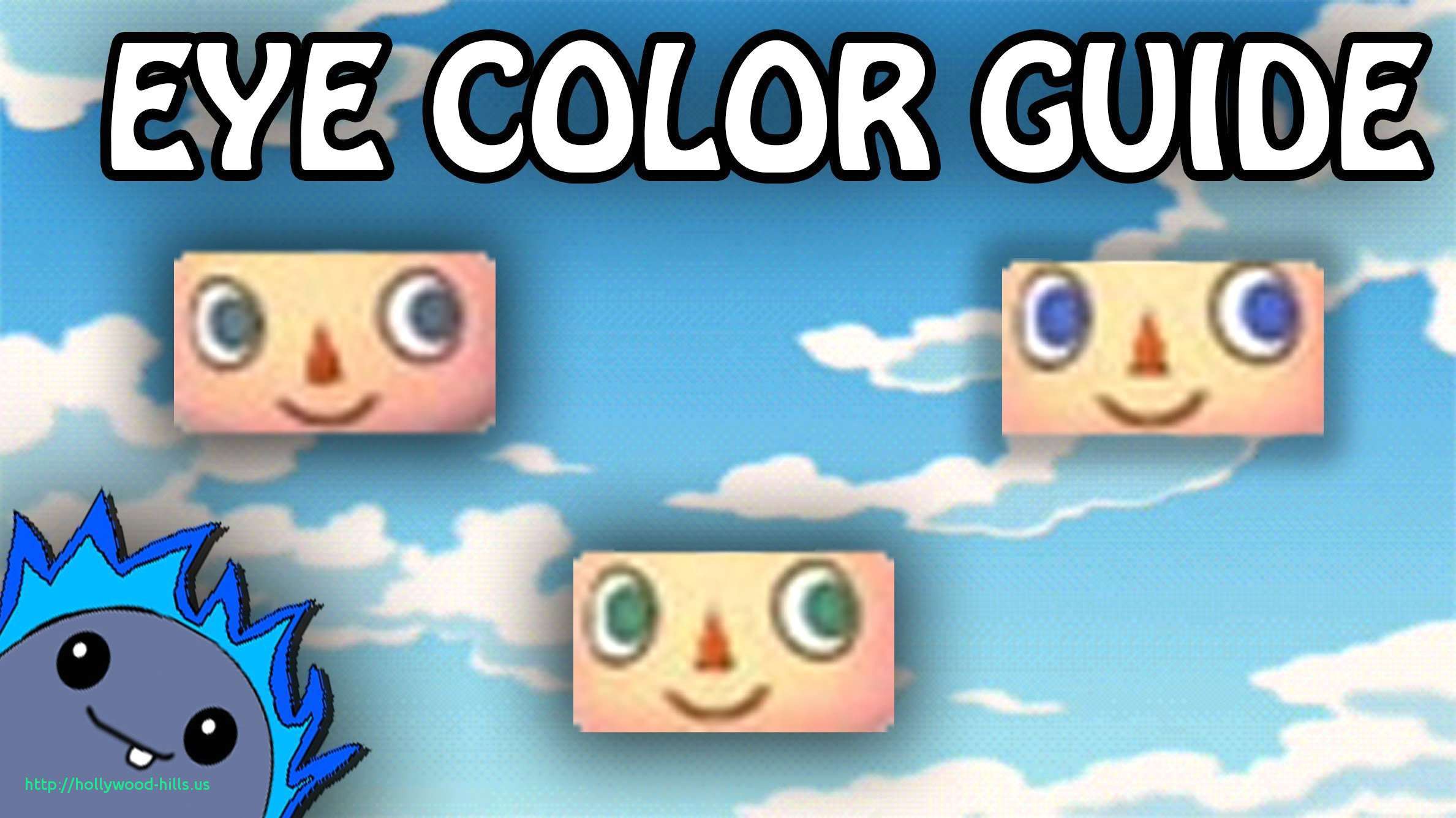 Animal Crossing New Leaf Eye Color Guide Wallpaper