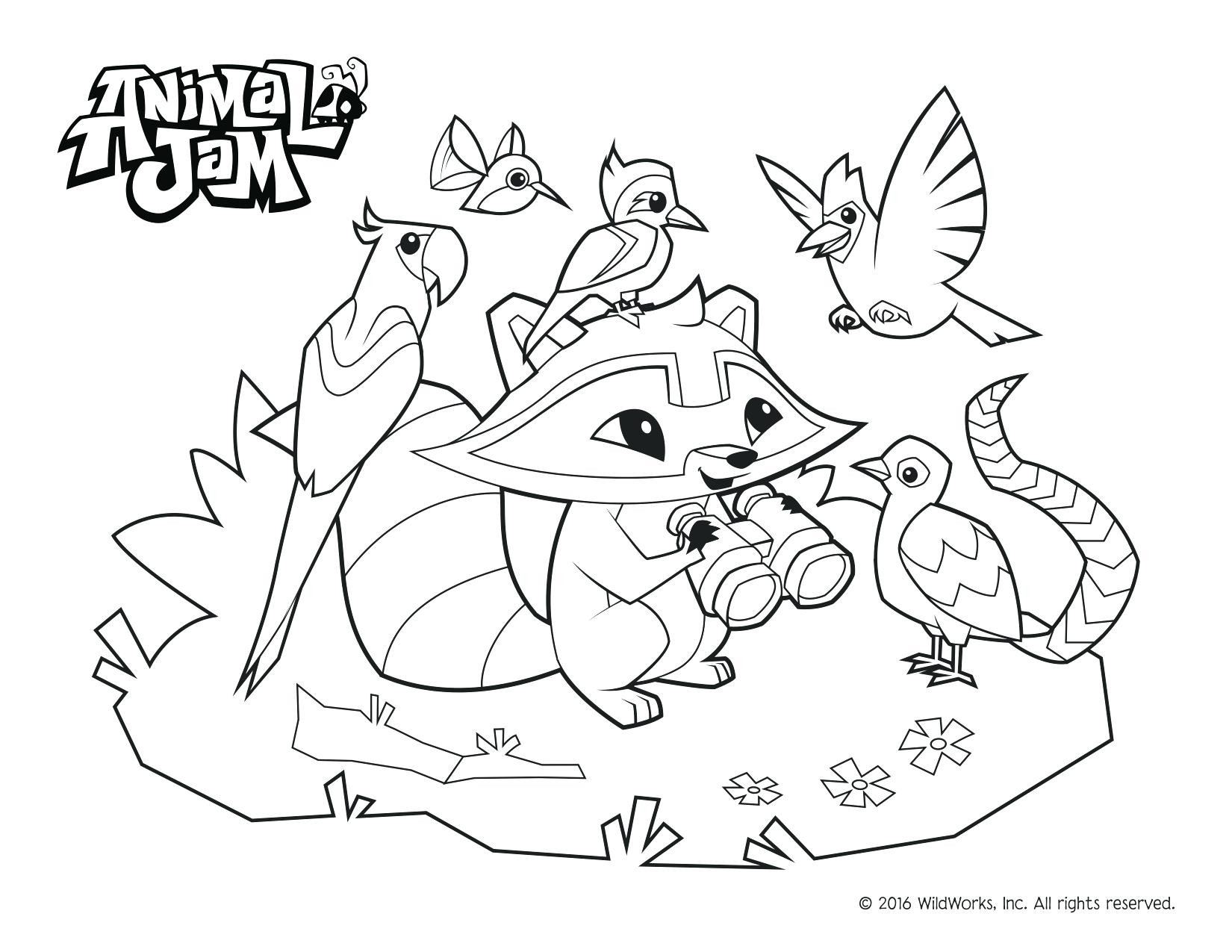 Animal Jam Coloring Pages Wallpaper