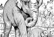 Asian Elephant Coloring Page asian Elephant Coloring Page