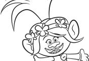 Baby Princess Poppy Coloring Page Baby Princess Poppy Coloring Page
