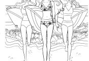 Barbie and Friends Coloring Pages Barbie and Friends Coloring Pages