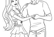 Barbie and Ken Coloring Pictures Barbie and Ken Coloring Pictures