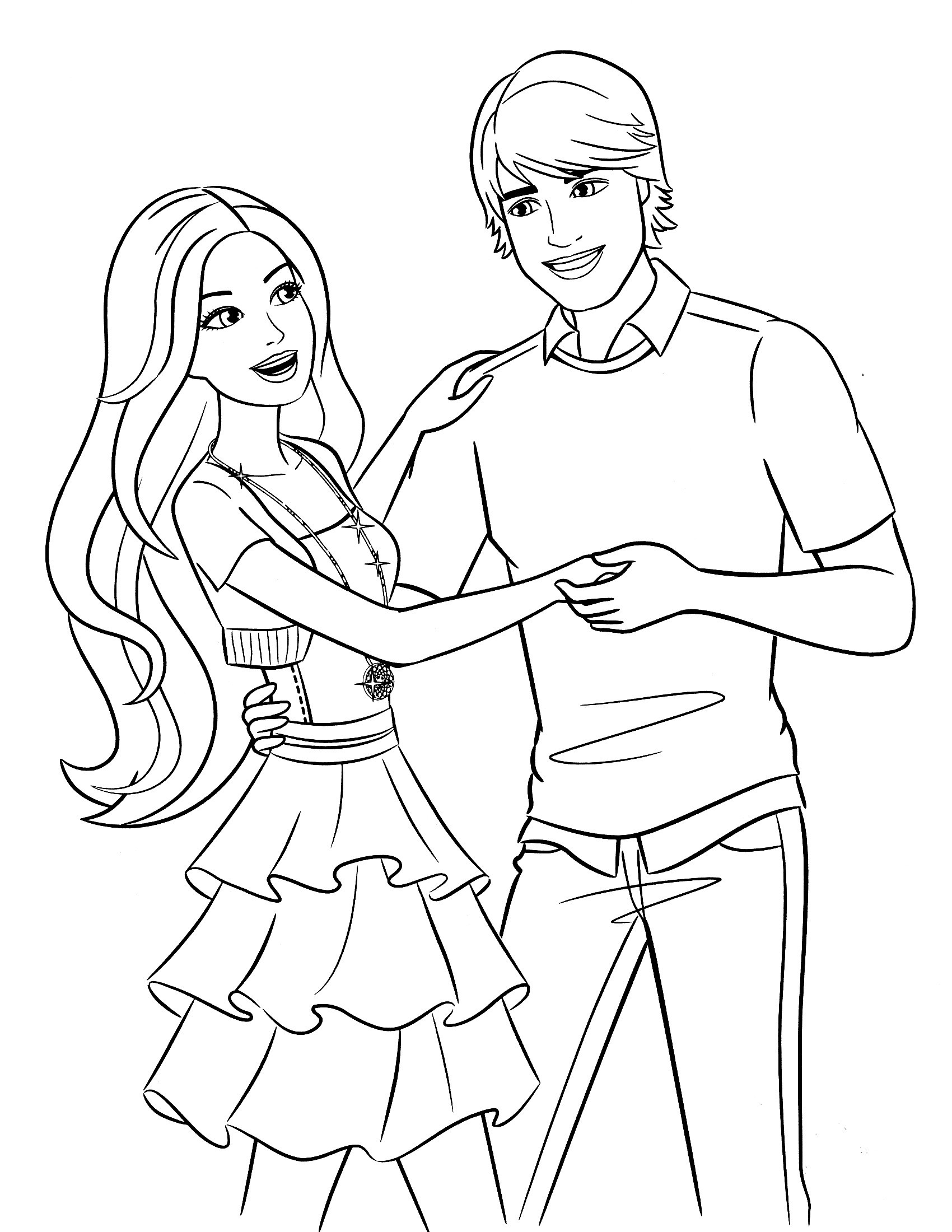 ad cf5ab9bff249cc978 Barbie And Ken Coloring