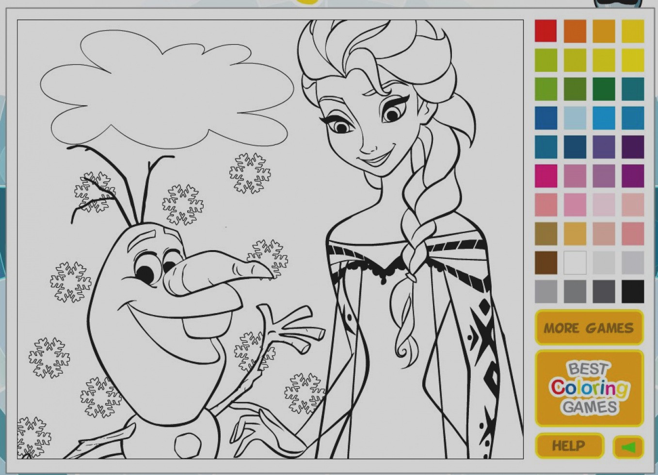 Coloring Pages Games Free line Disney Princess For