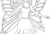 Barbie Fairy Coloring Pages Free Barbie Fairy Coloring Pages Free