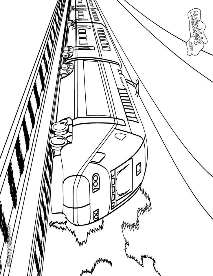 big train coloring pages Wallpaper