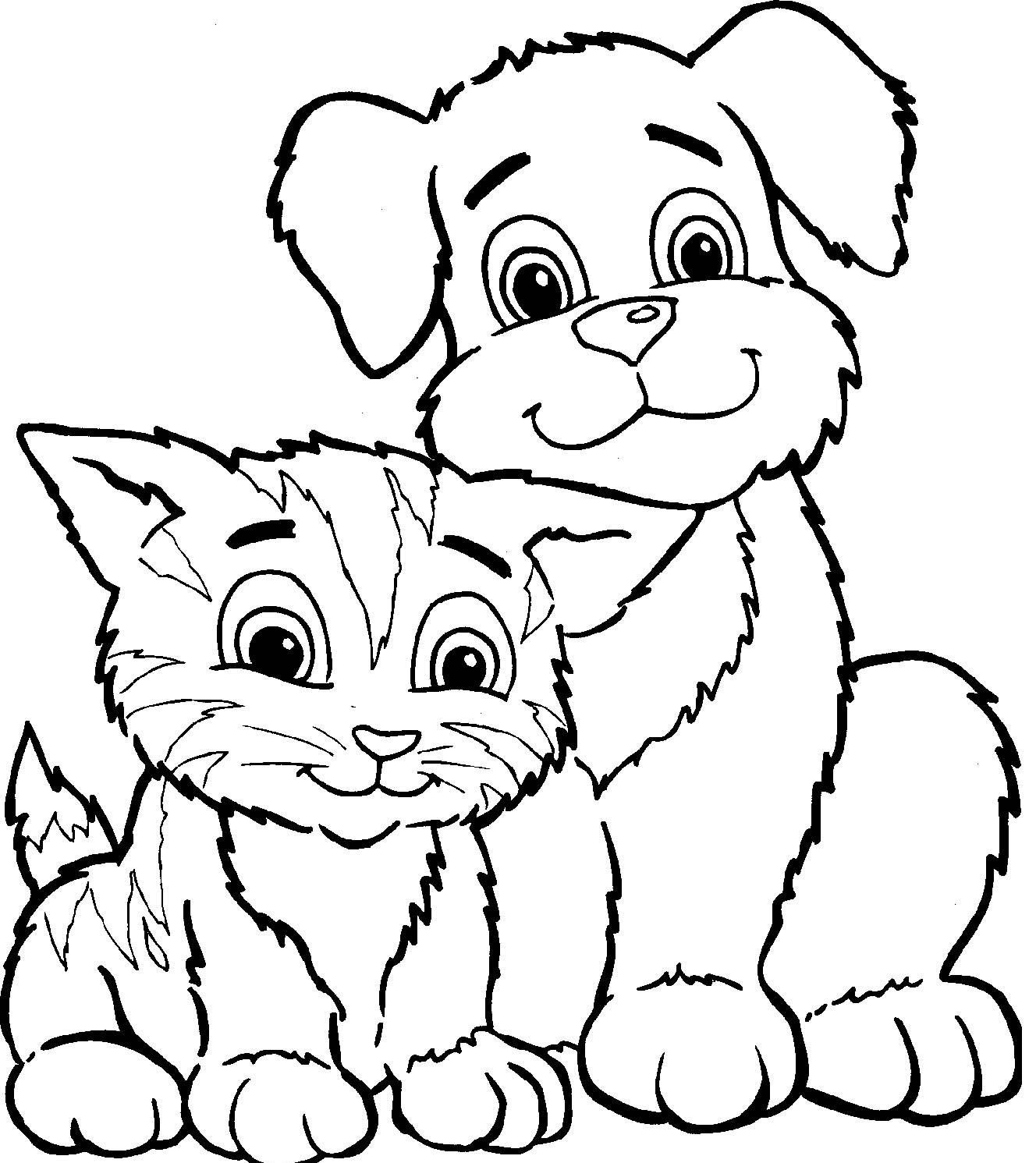 Cat Coloring Pages to Print
