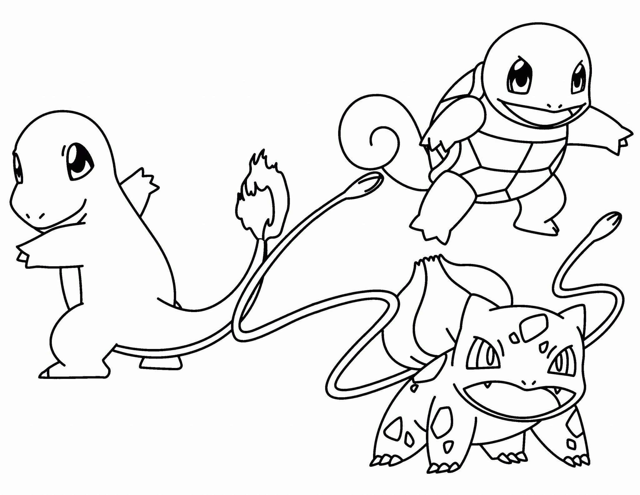 Charmander Pokemon Coloring Pages - BubaKids.com