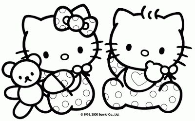 children coloringbookhellokitty | Baby Hello Kitty Coloring Pages >> Disney Colo…