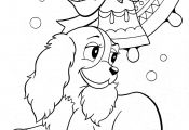 Christmas Coloring Pages Of Puppies Christmas Coloring Pages Of Puppies