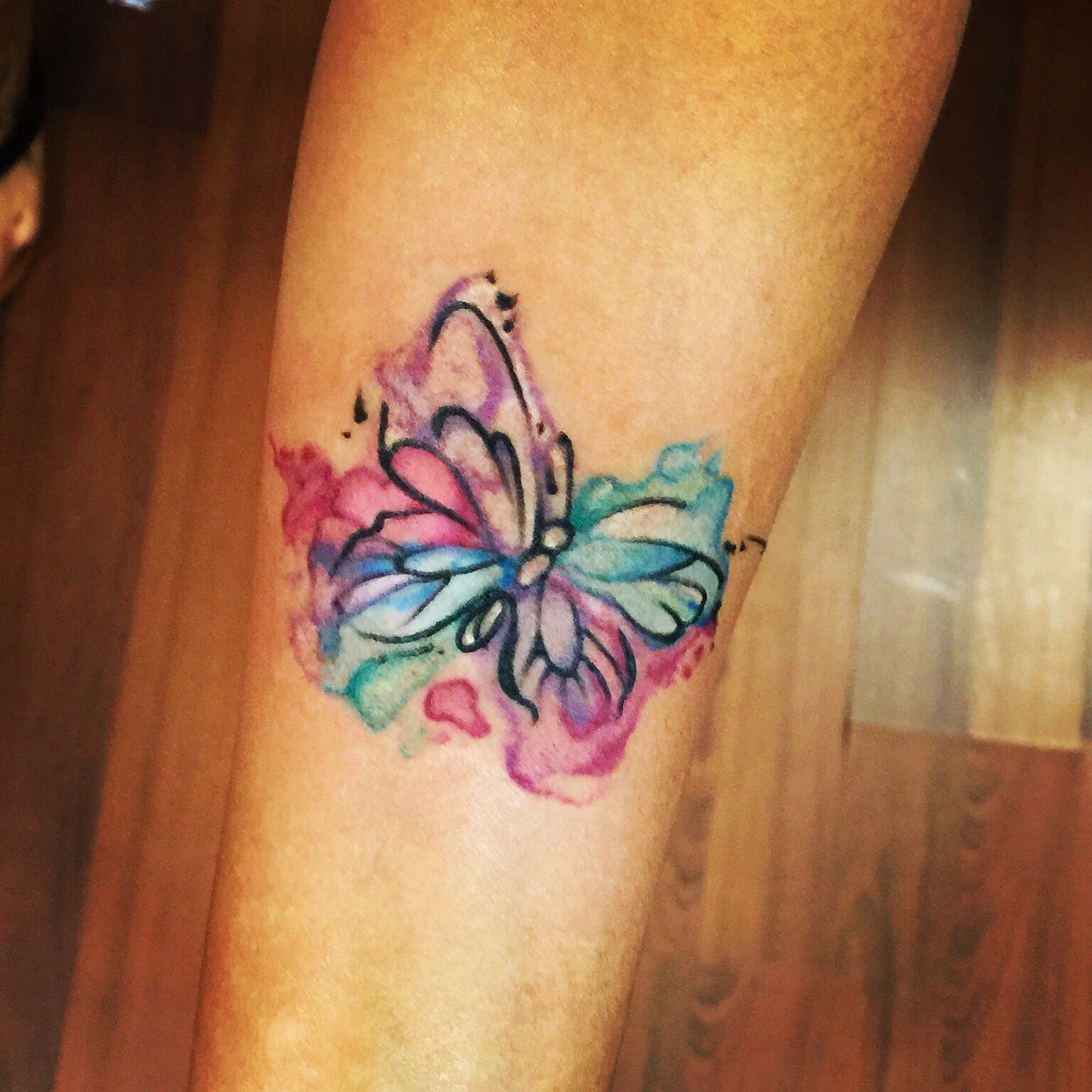Colorful butterfly Tattoo Wallpaper