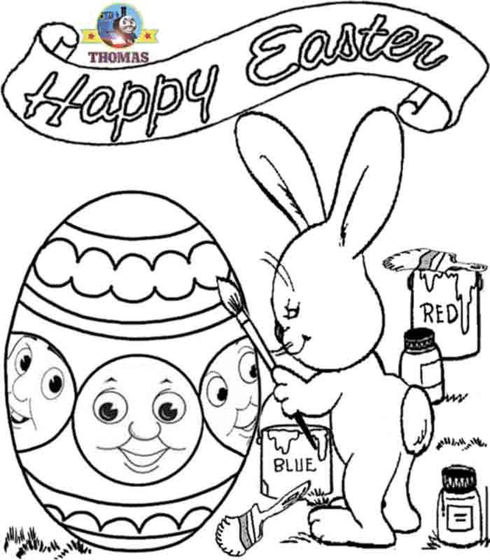 coloring cartoon Easter face | … Easter coloring pictures of Thomas the train … Wallpaper