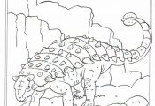 coloring page Dinosaurs 2 - Ankylosaurus