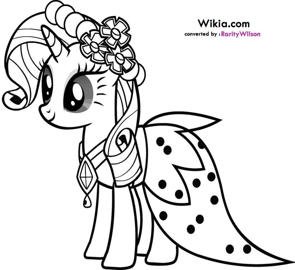 Coloring Page My Little Pony Wallpaper