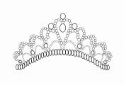 Coloring Page Of A Princess Crown Coloring Page Of A Princess Crown