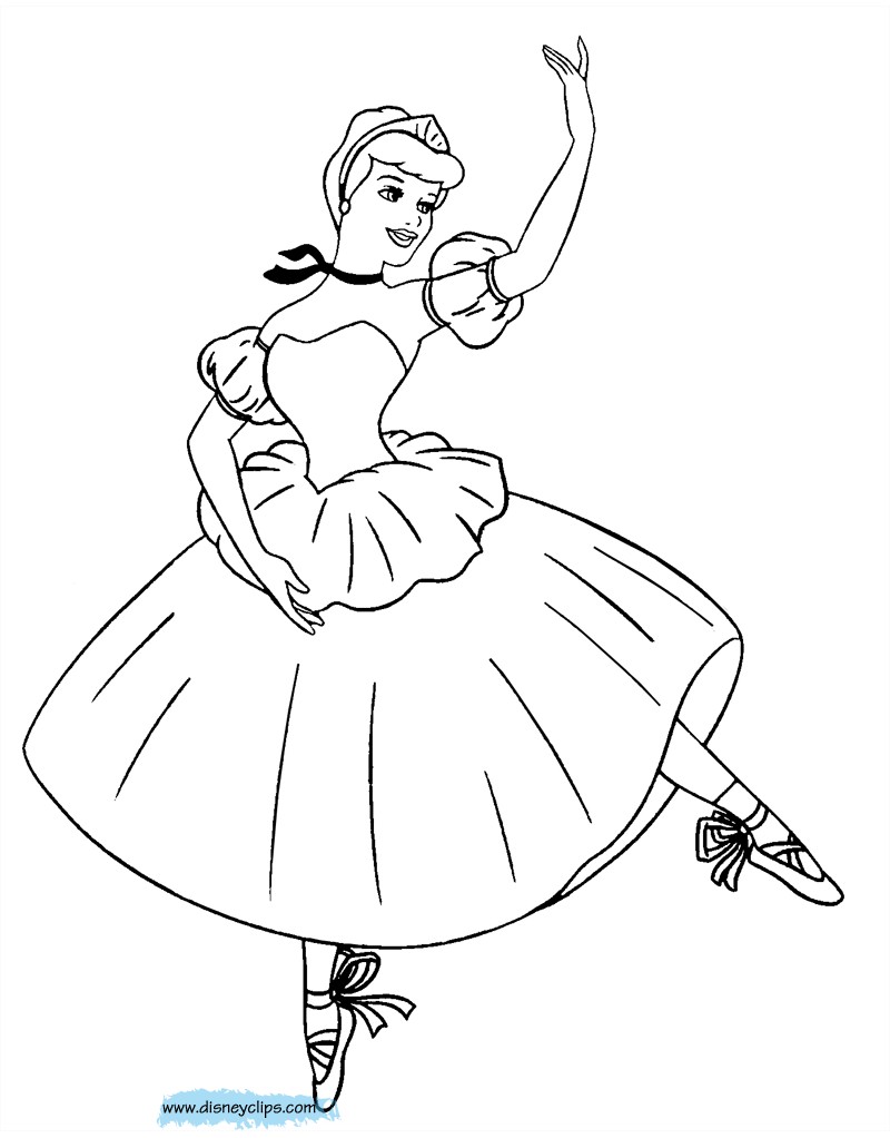 Coloring Pages Ballerina Princess
