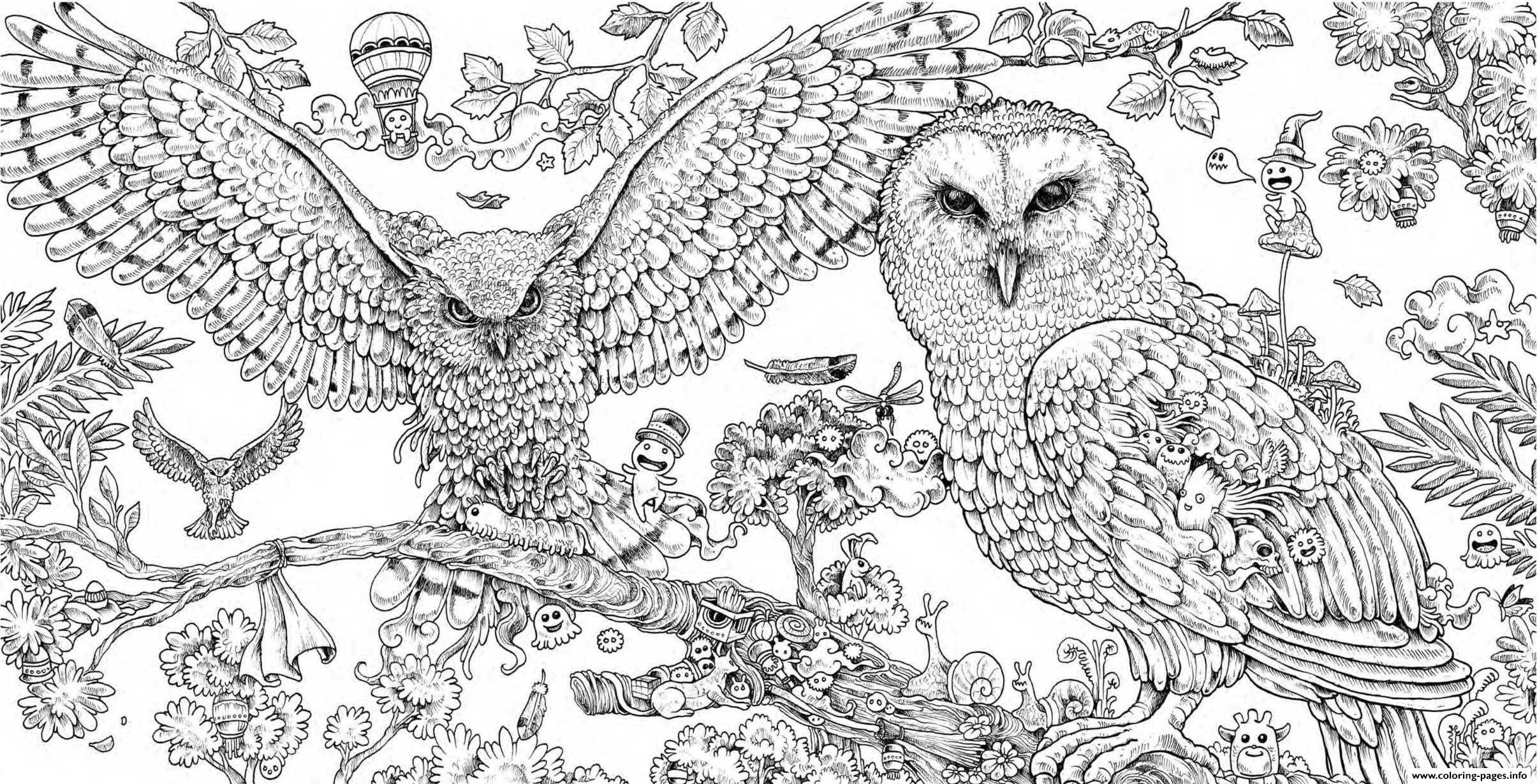 Coloring Pages Of Animals Hard Wallpaper
