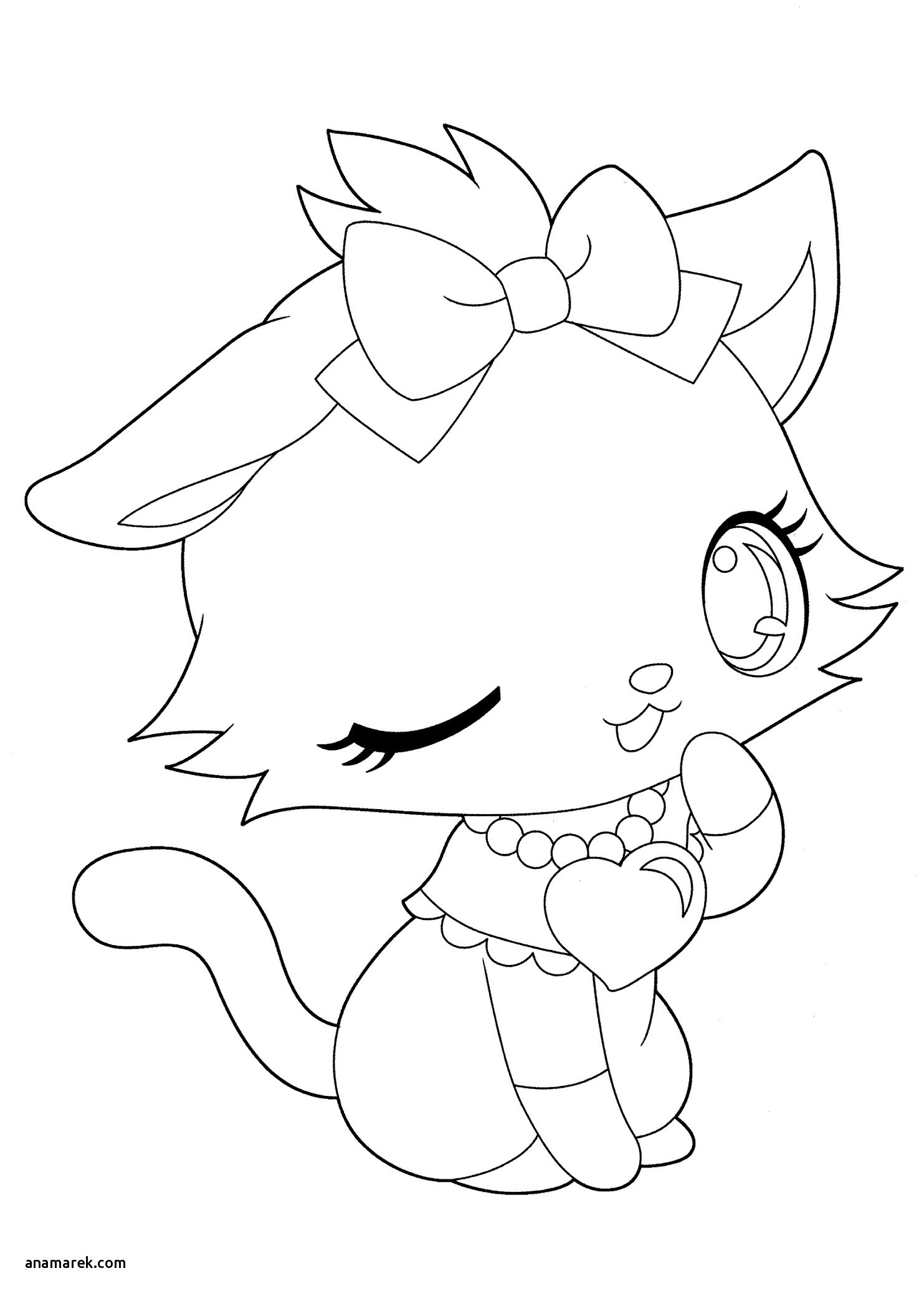 Coloring Pages Of Cute Cats Wallpaper