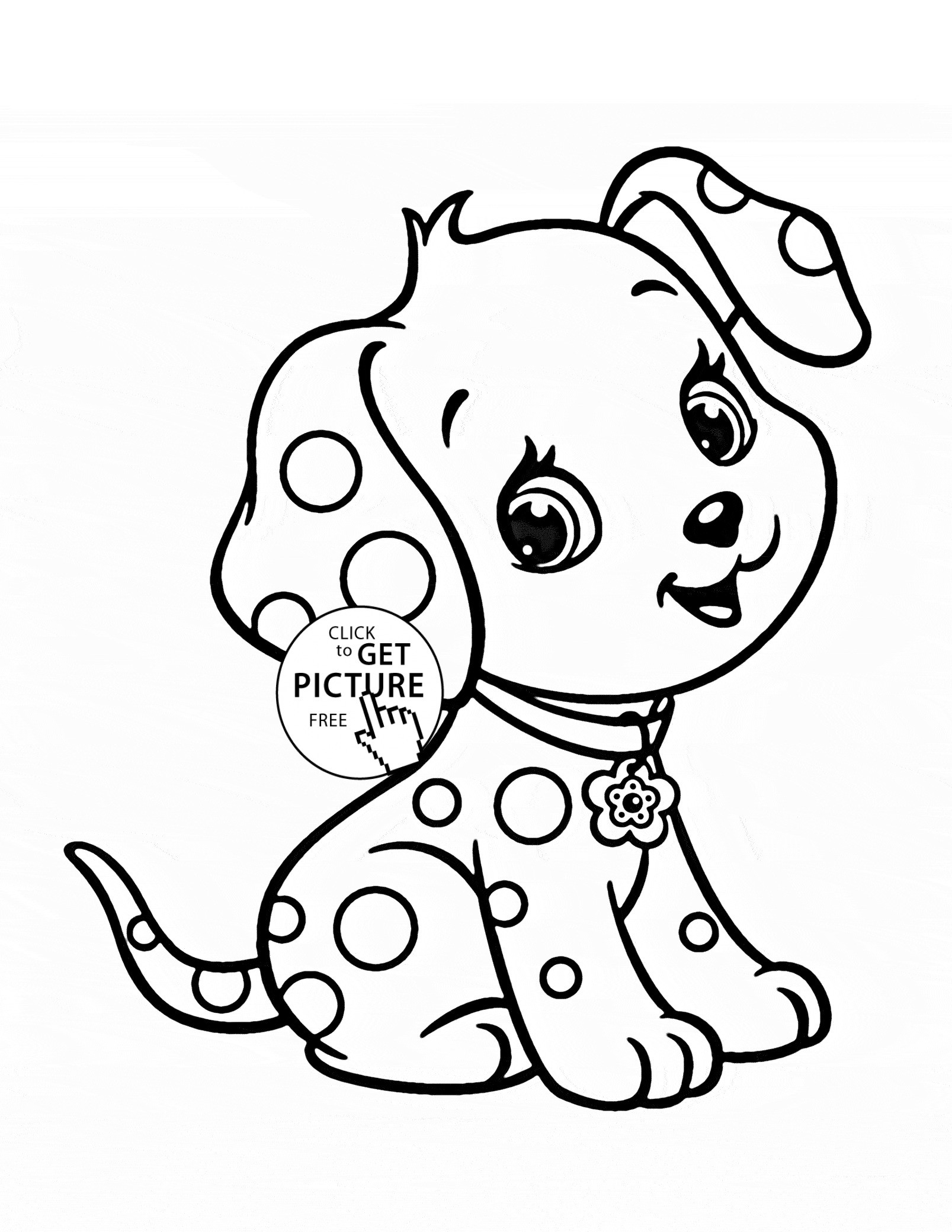 Coloring Pages Of Cute Puppys Wallpaper
