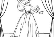 Colouring Pages Of Barbie and Princess Colouring Pages Of Barbie and Princess