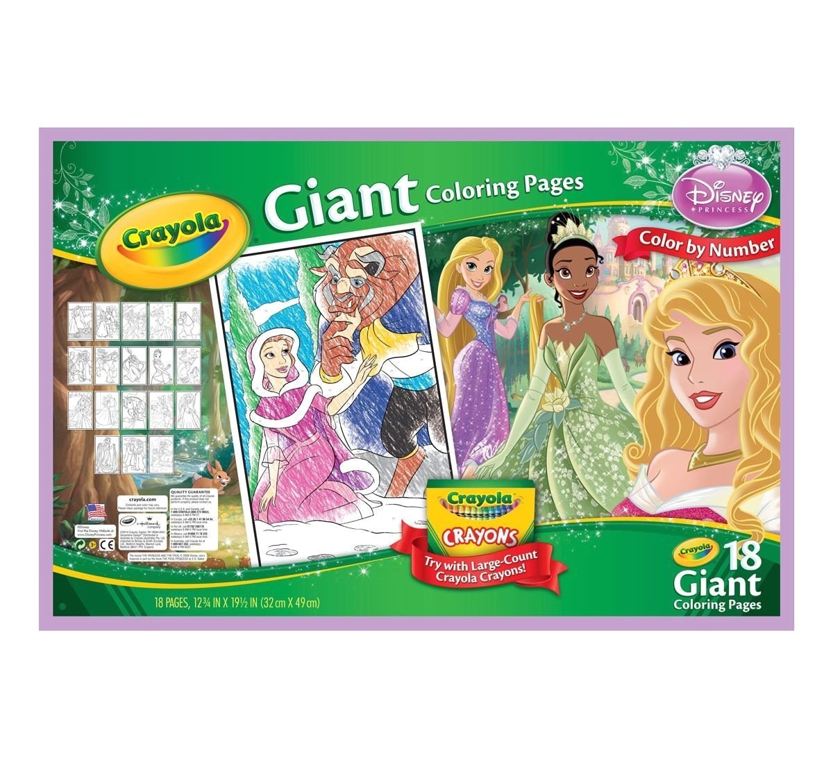 Crayola Giant Coloring Pages Unique Amazon Crayola Disney Princess Giant Coloring Pages toys Games Stock