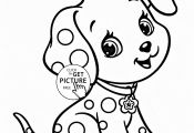 Cute Cartoon Puppy Coloring Pages Cute Cartoon Puppy Coloring Pages