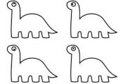 cute dinosaurs coloring page