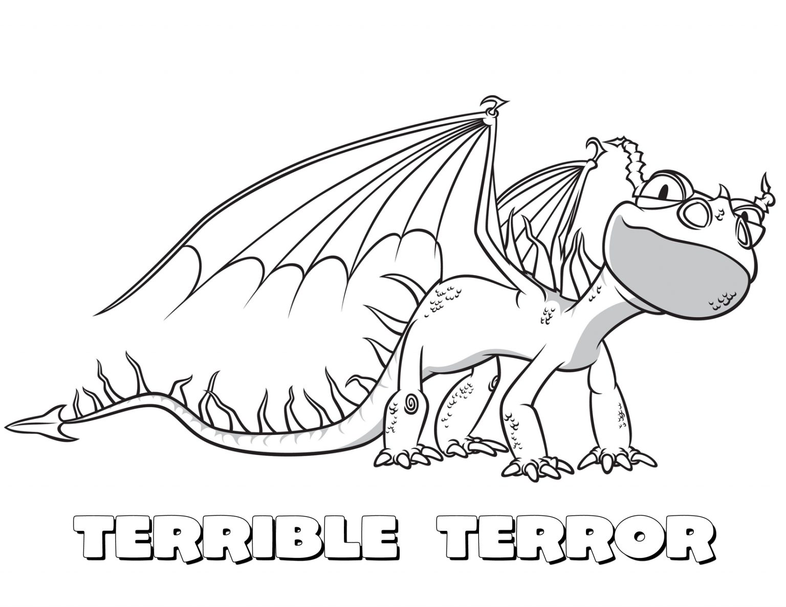 cute dragon coloring pages to print