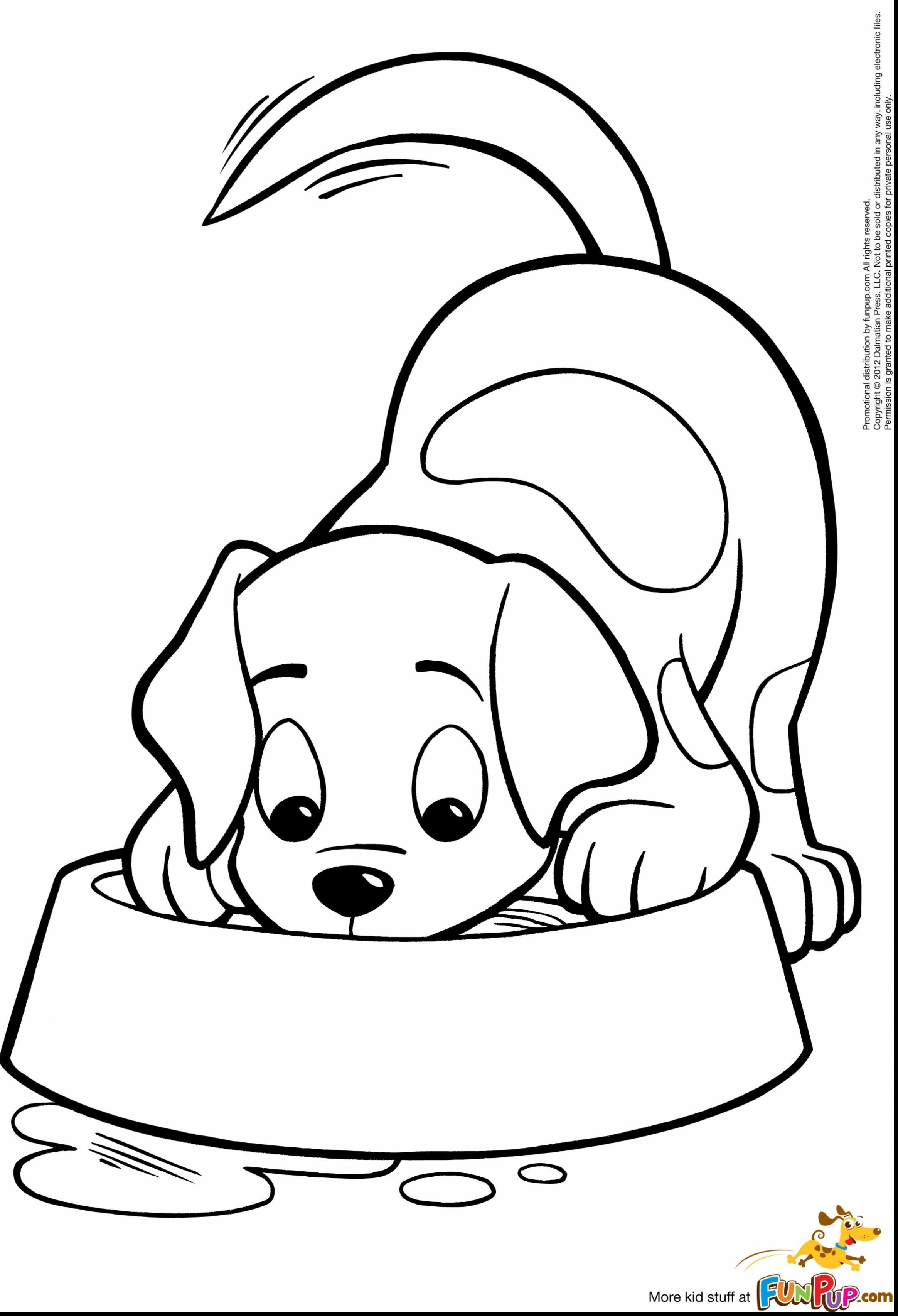 Cute Puppies Coloring Pages to Print Wallpaper