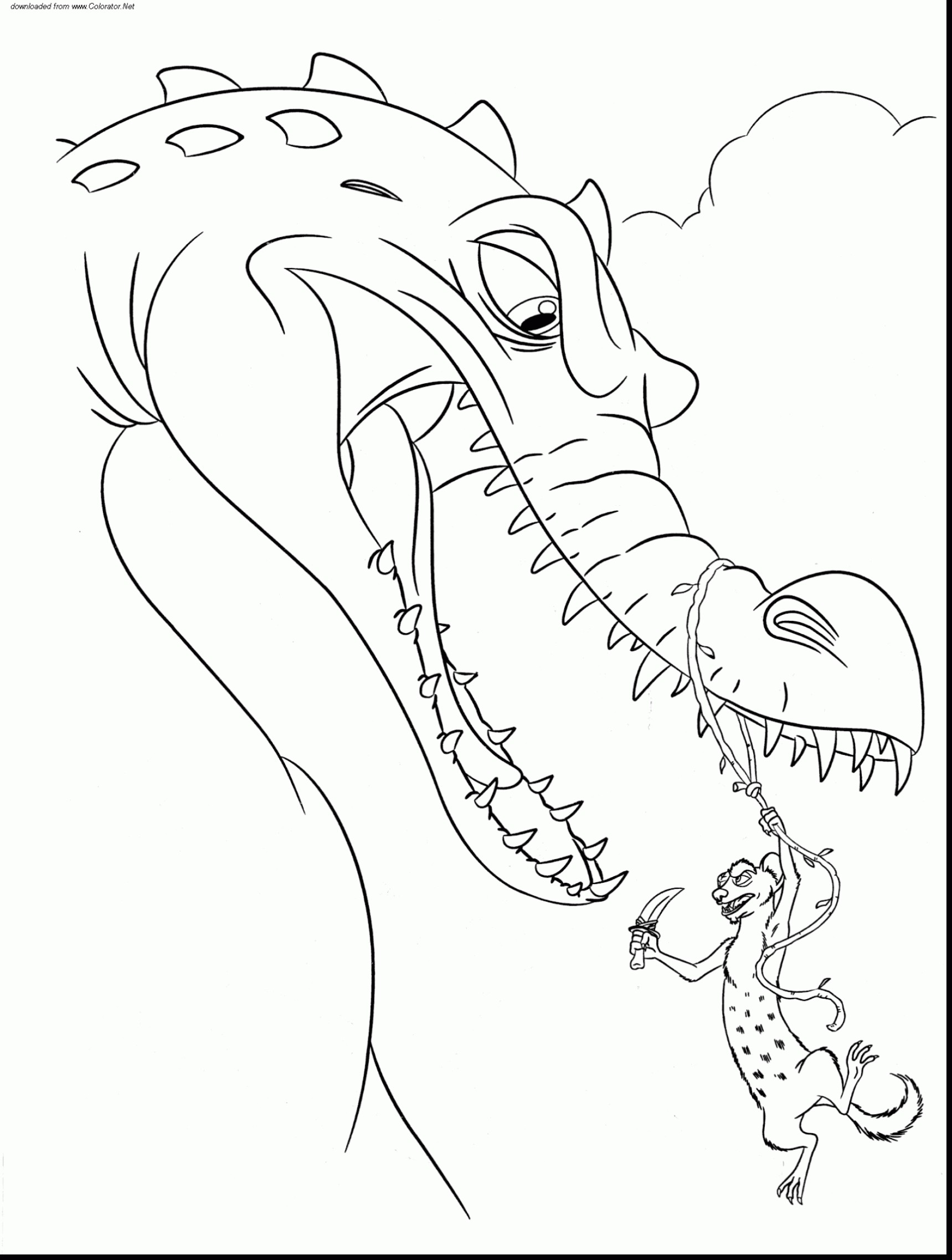 Dawn Of the Dinosaurs Coloring Pages Wallpaper