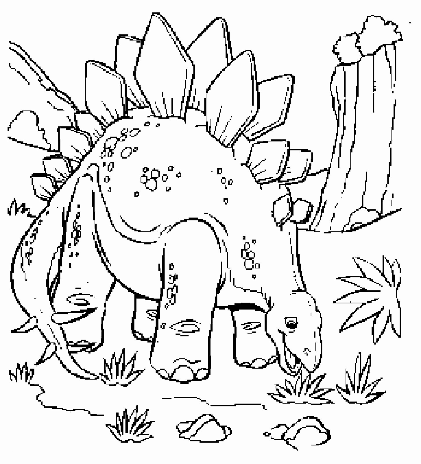 Dinosaur Coloring Pages Realistic Wallpaper