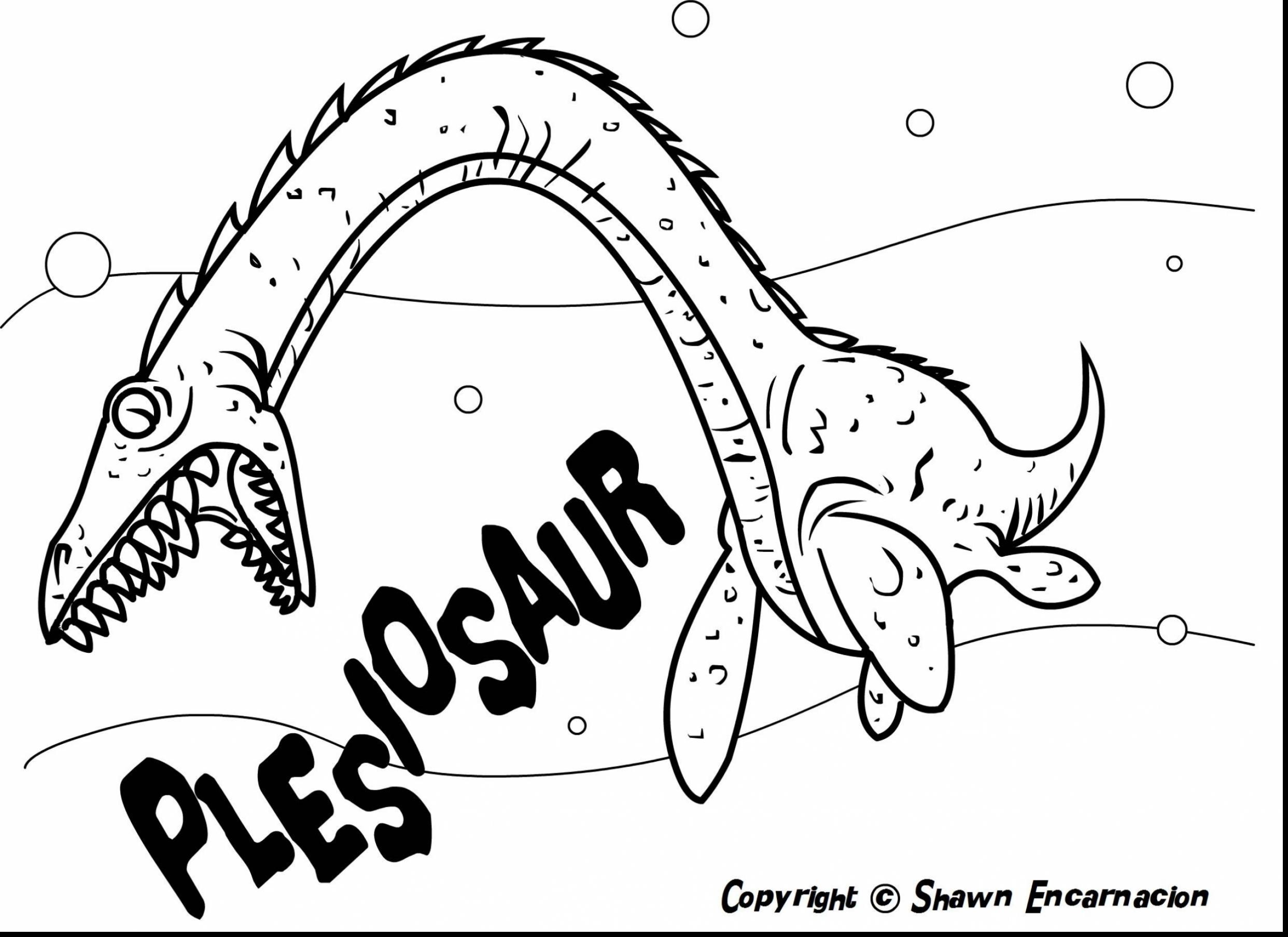 Dinosaurs Coloring Pages with Names