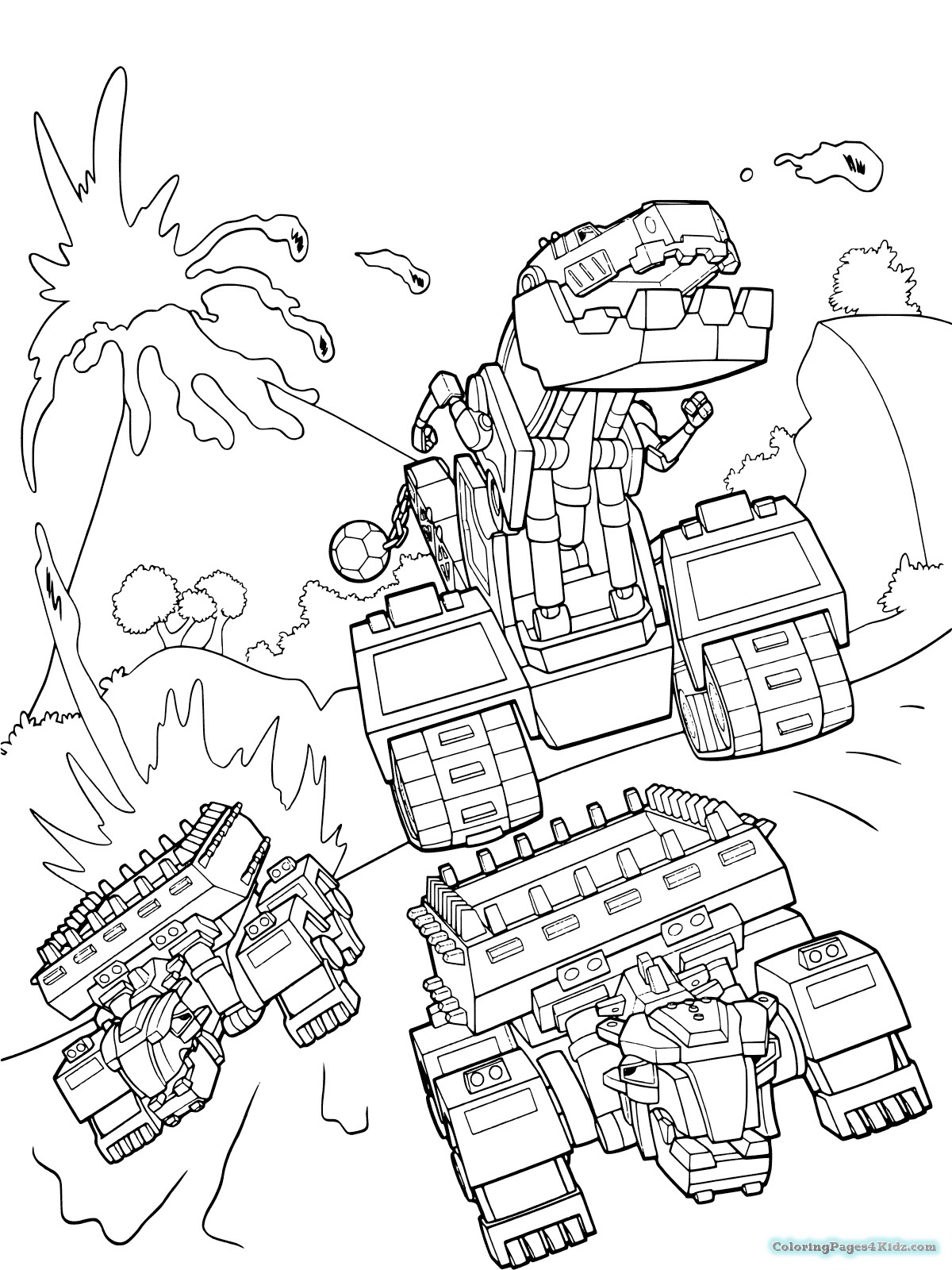 Dinotrux Coloring Pages Wallpaper