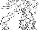 Disney Princess Tangled Coloring Page Disney Princess Tangled Coloring Page