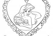 Disney Princess Valentine Coloring Pages Disney Princess Valentine Coloring Pages