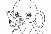 Elephant Face Coloring Page Elephant Face Coloring Page