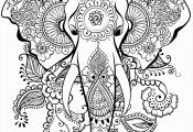 Elephant Mandala Coloring Pages Elephant Mandala Coloring Pages