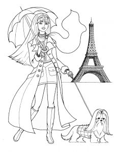 Fashion Design Coloring Pages Free | BubaKids.com