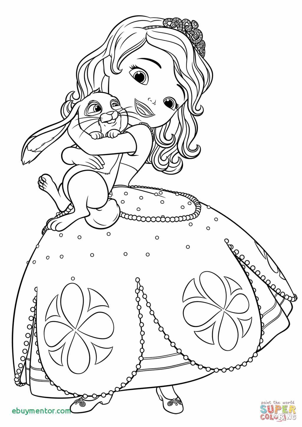 Free Coloring Pages Of Princess sofia Wallpaper
