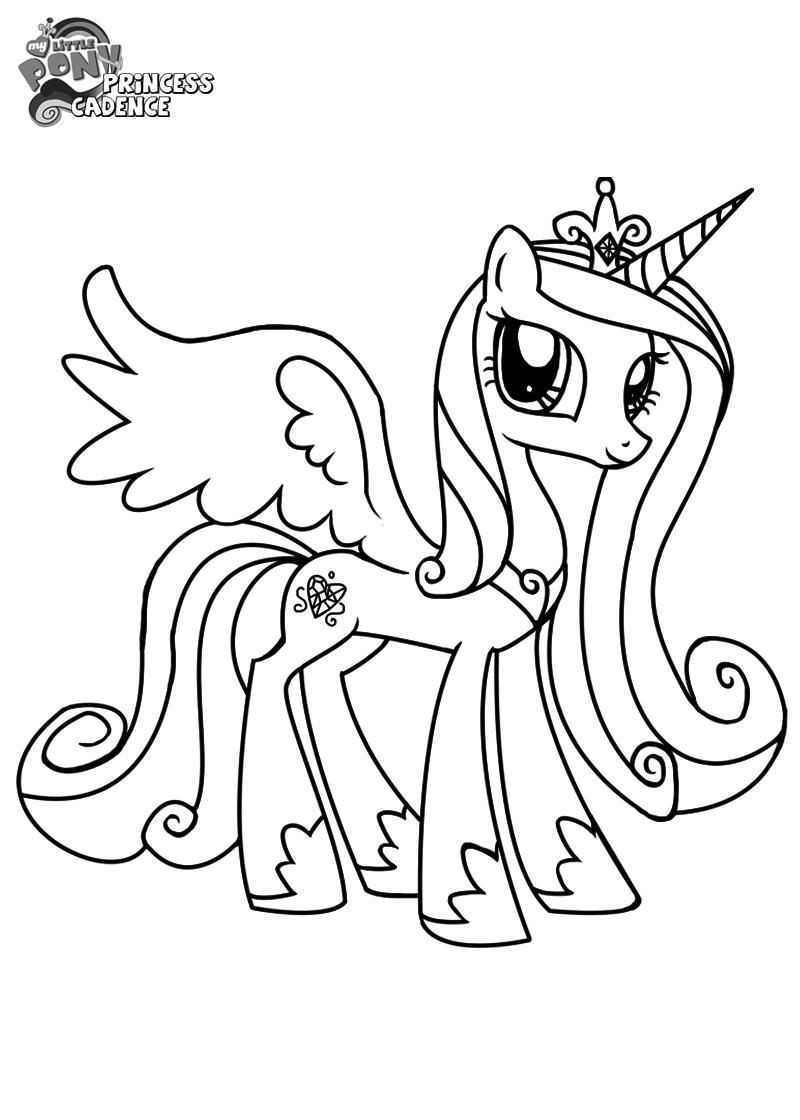 Free Coloring Pages Princess Cadence Wallpaper