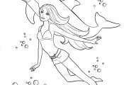 Full Size Barbie Coloring Pages Full Size Barbie Coloring Pages