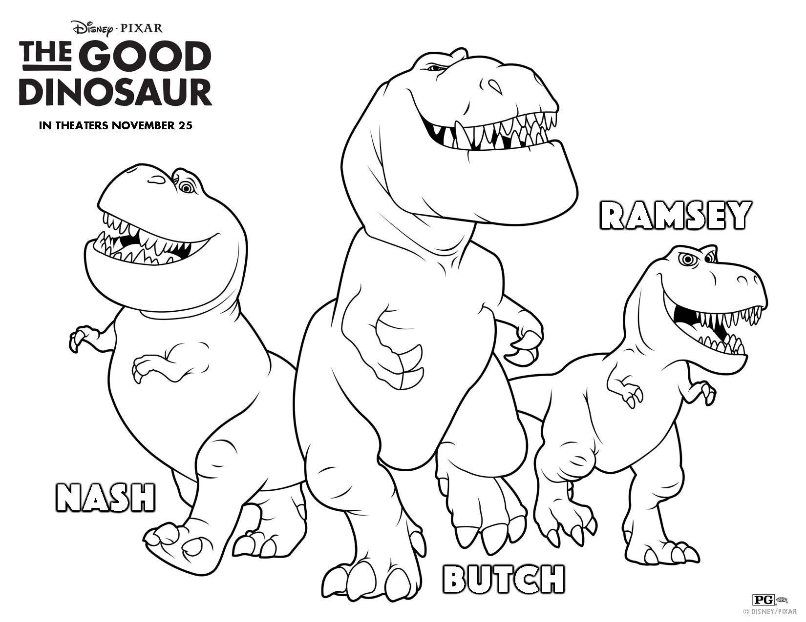 Group Of Dinosaurs Coloring Pages Wallpaper