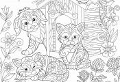 Halloween Cat Coloring Pages Halloween Cat Coloring Pages
