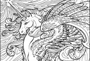 Hard Unicorn Coloring Pages Hard Unicorn Coloring Pages