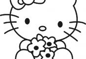 hello+kitty+free+printables | Hello Kitty para Colorear