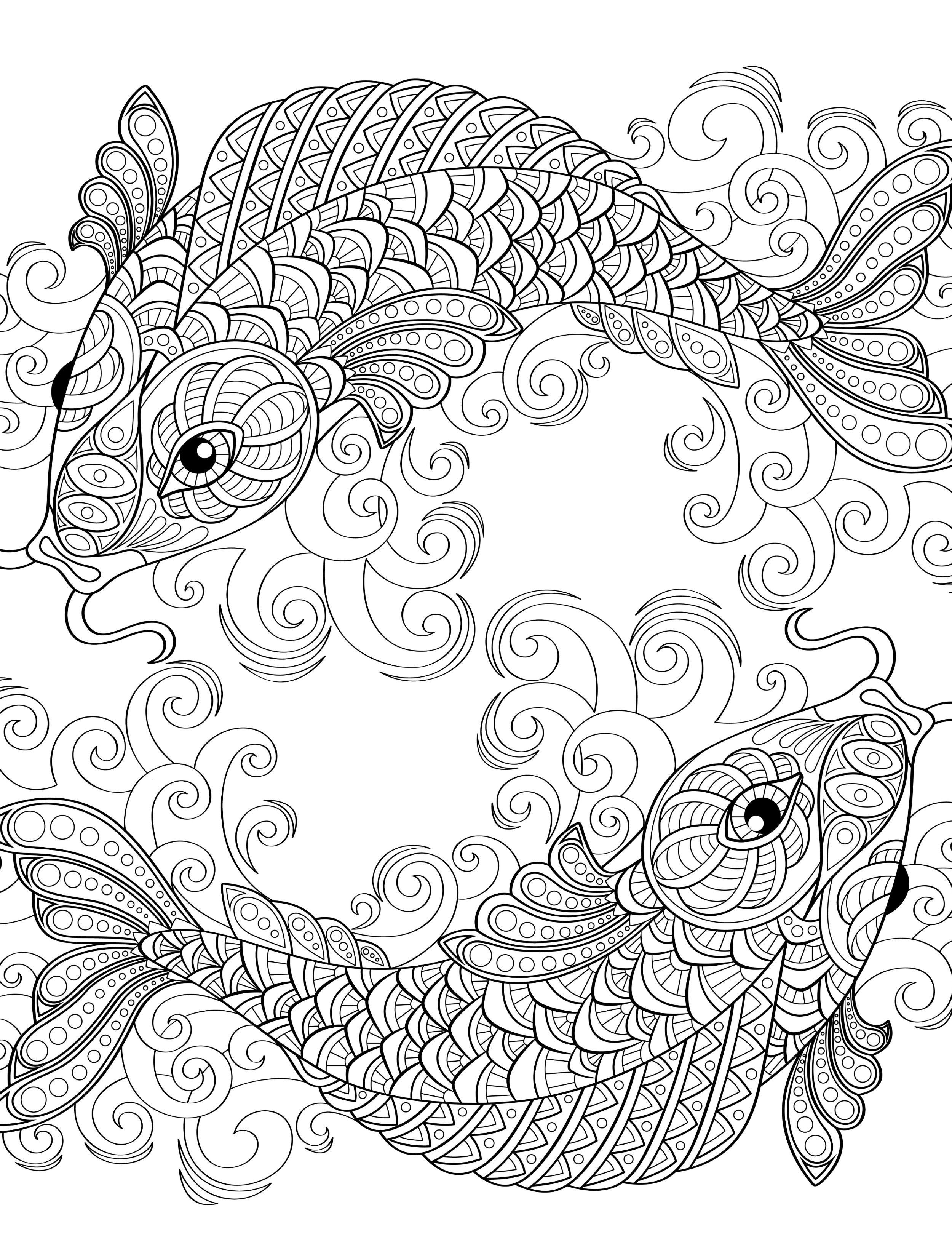 18 Absurdly Whimsical Adult Coloring Pages